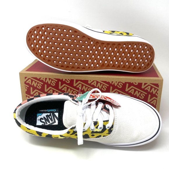 VANS Comfycush Era Mixed Media Suede Checker Leopard  Women’s Size VN0A3WM91PC - Picture 5 of 10